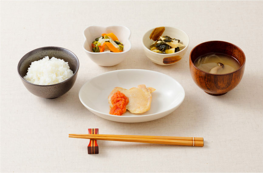 コープのカロリー1600調整食の食事例