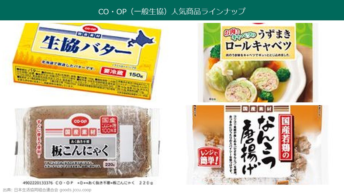 CO・OP（一般生協）の人気商品ラインナップ 牛乳・冷凍食品・豆腐など