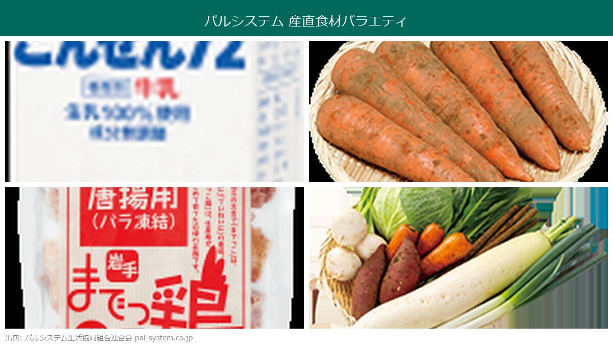 パルシステムの産直食材 野菜・肉・乳製品の充実ラインナップ