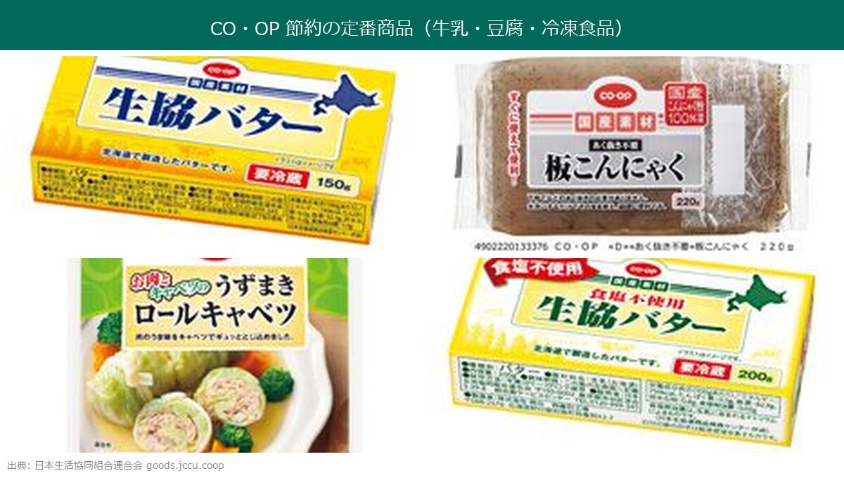 CO・OP定番商品 牛乳・豆腐・冷凍食品など節約向き商品ラインナップ